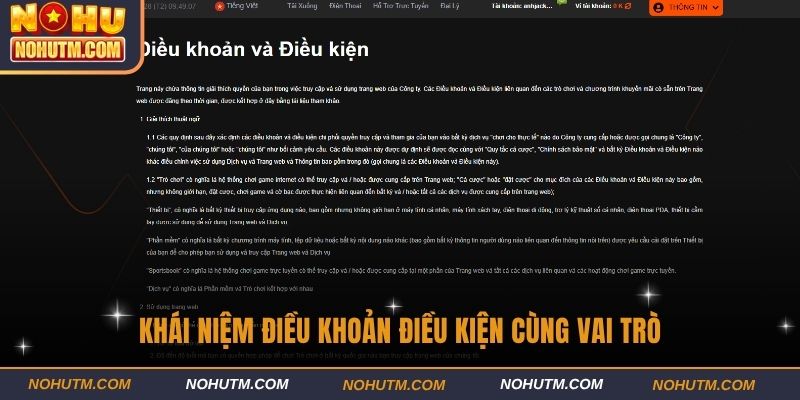 Khái niệm điều khoản điều kiện cùng vai trò
