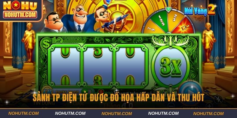 Sảnh TP điện tử được đồ họa hấp dẫn và thu hút